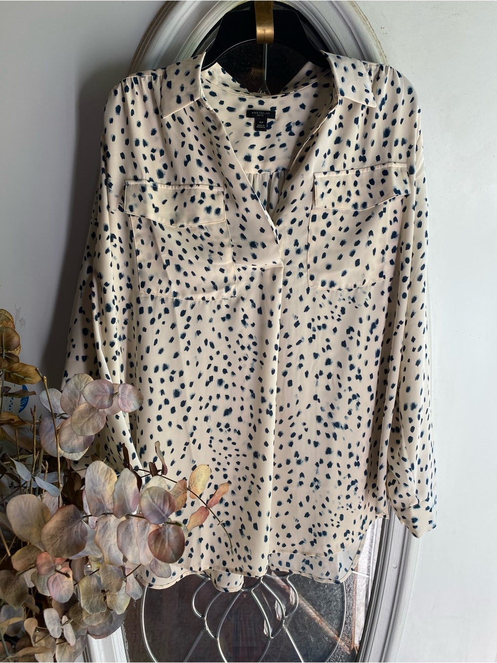 Ann Taylor Camp Shirt - XLP